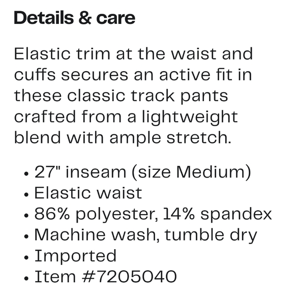 NWT Zella Interval High Waist track pants in urban green size medium - Picture 14 of 14